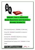 PNH 301 Test 2 2026&sol;2027 &ndash; 80&plus; Questions & Answers&comma; Hypertension&comma; ACS&comma; MI&comma; CAD&comma; Heart Failure&comma; PAD&comma; VTE & ECG