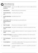 CSO Certification Test 2025-2026 &sol; Certified Safety Officer Exam Prep &sol; Score 100&percnt;&NewLine;&NewLine;