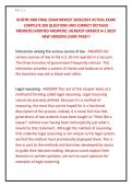 BUSFIN 3500 FINAL EXAM NEWEST 2026&sol;2027 ACTUAL EXAM &NewLine;COMPLETE 200 QUESTIONS AND CORRECT DETAILED &NewLine;ANSWERS &lpar;VERIFIED ANSWERS&rpar; &vert;ALREADY GRADED A&plus;&vert;&vert;BEST &NewLine;NEW VERSION&vert;&vert;SURE PASS&excl;&excl;&excl;