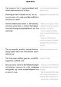OSHA 10 Test &ndash; Practice Questions and Correct Answers for Comprehensive Occupational Safety Training Preparation