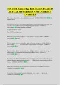 MN DWI Knowledge Test Exam UPDATED &NewLine;ACTUAL QUESTIONS AND CORRECT &NewLine;ANSWERS