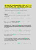 MN POST Test Exam UPDATED ACTUAL &NewLine;QUESTIONS AND CORRECT ANSWERS