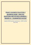 PRAXIS II BUSINESS EDUCATION 2 &lpar;BUSINESS&rpar; EXAM &vert; PRACTICE QUESTIONS AND DETAILED ANSWERS