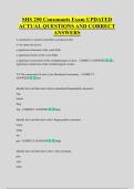 SHS 250 Consonants Exam UPDATED &NewLine;ACTUAL QUESTIONS AND CORRECT &NewLine;ANSWERS