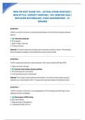 HESI RN EXIT EXAM VERSION 6 &lpar;V6&rpar; ACTUAL EXAM 2026&sol;2027 &vert; NGN-STYLE &vert; EXPERT VERIFIED &vert; 160 VERIFIED Q&A &vert; Detailed Rationales &vert; Pass Guaranteed - A&plus; Graded