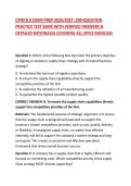 CPIM 8&period;0 EXAM PREP 2026&sol;2027&colon; 200-QUESTION PRACTICE TEST BANK WITH VERIFIED ANSWERS & DETAILED RATIONALES COVERING ALL APICS MODULES