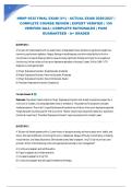 NRNP 6635 FINAL EXAM VERSION 1 &lpar;V1&rpar; ACTUAL EXAM 2026&sol;2027 &vert; COMPLETE COURSE REVIEW &vert; EXPERT VERIFIED &vert; 100 VERIFIED Q&A &vert; Complete Rationales &vert; Pass Guaranteed - A&plus; Graded