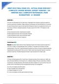 NRNP 6635 FINAL EXAM VERSION 2 &lpar;V2&rpar; ACTUAL EXAM 2026&sol;2027 &vert; COMPLETE COURSE REVIEW &vert; EXPERT VERIFIED &vert; 100 VERIFIED Q&A &vert; Complete Rationales &vert; Pass Guaranteed - A&plus; Graded
