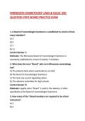 MINNESOTA COSMETOLOGY LAWS & RULES&colon; 200-QUESTION STATE BOARD PRACTICE EXAM