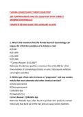 FLORIDA COSMETOLOGY THEORY EXAM PREP&NewLine;200 COMPREHENSIVE PRACTICE QUESTIONS WITH CORRECT ANSWERS & RATIONALES&NewLine;COMPLETE REVIEW GUIDE FOR LICENSURE SUCCESS&NewLine;