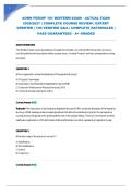AORN PERIOP 101 MIDTERM EXAM ACTUAL EXAM 2026&sol;2027 &vert; COMPLETE COURSE REVIEW &vert; EXPERT VERIFIED &vert; 100 VERIFIED Q&A &vert; Complete Rationales &vert; Pass Guaranteed - A&plus; Graded