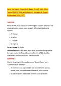 Lean Six Sigma Green Belt Exam Prep &vert; 500&plus; Most &NewLine;Tested QUESTIONs with Correct Answers & Expert &NewLine;Rationales 2026&sol;2027 