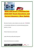 BIOS 256 EXAM COMPLETE PACKAGE DEAL