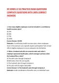 NY SERIES 17-52 PRACTICE EXAM QUESTIONS COMPLETE QUESTIONS WITH 100&percnt; CORRECT ANSWERS