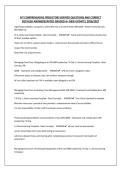 AIT COMPREHENSIVE PREDICTOR&vert;VERIFIED QUESTIONS AND CORRECT DETAILED ANSWERS&vert;RATED GRADED A&plus; NEW UPDATE&vert; 2026&sol;2027