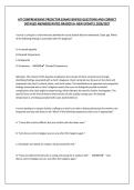 AIT COMPREHENSIVE PREDICTOR EXAM&vert;VERIFIED QUESTIONS AND CORRECT DETAILED ANSWERS&vert;RATED GRADED A&plus; NEW UPDATE&vert; 2026&sol;2027