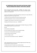 AIT COMPREHENSIVE PREDICTOR&vert;VERIFIED QUESTIONS AND CORRECT DETAILED ANSWERS&vert;RATED GRADED A&plus; NEW UPDATE&vert; 2026&sol;2027