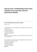 NURS 661 EXAM 1 COMPREHENSIVE STUDY GUIDE &vert; &NewLine;UNIVERSITY-LEVEL EXAM PREP &vert; PRACTICE &NewLine;QUESTIONS & ANSWERS