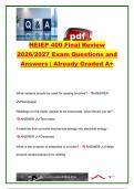 NEIEP 400 Final Review 2026&sol;2027 &vert; 80 Questions & Answers &ndash; DC Motors&comma; Generators&comma; Transformers&comma; Meters & Commutation &vert; NEIEP