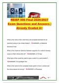 NEIEP 500 Final Exam 2026&sol;2027 &vert; 110&plus; Questions & Answers &ndash; NEC Wiring&comma; Traveling Cables&comma; Motor Controls&comma; SCRs & Hoistway Entrances &vert; NEIEP