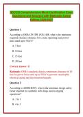 NCCCO Comprehensive Mock Certification Exam Questions and Answers with Rationale Latest Edition 2026&sol;2027