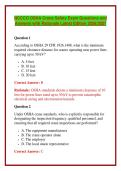 NCCCO OSHA Crane Safety Exam Questions and Answers with Rationale Latest Edition 2026&sol;2027 