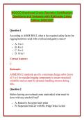 NCCCO Overhead Crane Operator Certification Questions and Answers with Rationale Latest Edition 2026&sol;2027