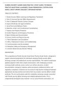 FLORIDA SECURITY GUARD EXAM PRACTICE &vert; STUDY GUIDE &vert; TESTBANK &vert;&NewLine;PRACTICE QUESTIONS & ANSWERS &vert; EXAM PREPARATION &vert; CERTIFICATION&NewLine;EXAM &vert; LATEST UPDATE 2026&sol;2027 &vert; ADVANCED REVIEW