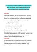 SOE Paramedic Cardiology & Advanced Life Support &NewLine;Exam &vert; Complete QUESTION Bank&comma; Most Tested &NewLine;Questions & Detailed Rationales 2026&sol;2027 