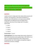 SOE Paramedic Trauma & Shock Management &NewLine;Exam &vert; Complete Practice Test&comma; Verified Answers & &NewLine;Detailed Rationales  2026&sol;2027 