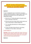 NUR 283&colon; Transition to RN Competencies &ndash; Comprehensive Final Exam Questions and Answers with Rationale Latest Edition 2026&sol;2027