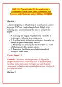 NUR 283&colon; Transition to RN Competencies &ndash; Comprehensive Midterm Exam Questions and Answers with Rationale Latest Edition 2026&sol;2027