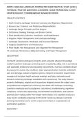 NORTH CAROLINA LANDSCAPE CONTRACTOR EXAM PRACTICE &vert; STUDY GUIDE &vert;&NewLine;TESTBANK &vert; PRACTICE QUESTIONS & ANSWERS &vert; EXAM PREPARATION &vert; LATEST&NewLine;UPDATE 2026&sol;2027 &vert; COMPREHENSIVE ADVANCED REVIEW