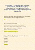 HRB Module 1&ndash;6 Combined Exam 2026&sol;2027 &NewLine;Latest Edition &vert; Ultimate Study Guide &vert; &NewLine;Comprehensive Practice Questions&comma; Detailed &NewLine;Answer Explanations & Complete Tax Preparation &NewLine;Exam Review 