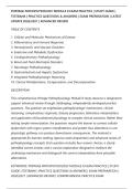 PORTAGE PATHOPHYSIOLOGY MODULE 8 EXAM PRACTICE &vert; STUDY GUIDE &vert;&NewLine;TESTBANK &vert; PRACTICE QUESTIONS & ANSWERS &vert; EXAM PREPARATION &vert; LATEST&NewLine;UPDATE 2026&sol;2027 &vert; ADVANCED REVIEW