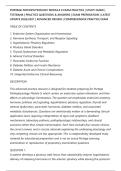 PORTAGE PATHOPHYSIOLOGY MODULE 9 EXAM PRACTICE &vert; STUDY GUIDE &vert;&NewLine;TESTBANK &vert; PRACTICE QUESTIONS & ANSWERS &vert; EXAM PREPARATION &vert; LATEST&NewLine;UPDATE 2026&sol;2027 &vert; ADVANCED REVIEW &vert; COMPREHENSIVE PRACTICE EXAM