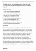 QSP&sol;QSD CERTIFICATION EXAM MASTERY &vert; EXAM PRACTICE &vert; STUDY GUIDE &vert;&NewLine;TESTBANK &vert; PRACTICE QUESTIONS & ANSWERS &vert; CERTIFICATION EXAM &vert;&NewLine;ADVANCED REVIEW &vert; COMPREHENSIVE PRACTICE EXAM &vert; LATEST UPDATE&NewLine;2026&sol;2027