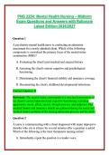 PNG 2254&colon; Mental Health Nursing &ndash; Midterm Exam Questions and Answers with Rationale Latest Edition 2026&sol;2027 