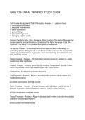 WGU C215 FINAL VERIFIED STUDY GUIDE