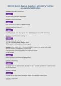BIO 305 Umich Exam 2 Questions with 100&percnt; Verified&NewLine;Answers Latest Update