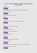 bio 305 ch 5&6 Questions with 100&percnt; Verified Answers&NewLine;Latest Update