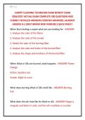 CARPET CLEANING TECHNICIAN EXAM NEWEST EXAM &NewLine;2026&sol;2027 ACTUAL EXAM COMPLETE 200 QUESTIONS AND &NewLine;CORRECT DETAILED ANSWERS &lpar;VERIFIED ANSWERS&rpar; &vert;ALREADY &NewLine;GRADED A&plus;&vert;&vert;BEST BRAND NEW VERSION&vert;&vert;QUICK PASS&excl;&excl;&excl; 