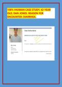 100&percnt; IHUMAN CASE STUDY&period; 42-YEAR &NewLine;OLD&comma; DAN JONES&period; REASON FOR &NewLine;ENCOUNTER&colon; DIARRHEA
