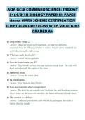 AQA GCSE COMBINED SCIENCE&lowbar; TRILOGY 8464&lowbar;B&lowbar;1H BIOLOGY PAPER 1H PAPER & MARK SCHEME CERTIFICATION SCRI &lpar;2&rpar;&period;pdf&NewLine;&NewLine;