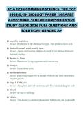 AQA GCSE COMBINED SCIENCE&lowbar; TRILOGY 8464&lowbar;B&lowbar;1H BIOLOGY PAPER 1H PAPER & MARK SCHEME COMPREHENSIVE STUD&period;pdf&NewLine;&NewLine;