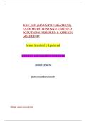 WGU C851 &lpar;LINUX FOUNDATIONS&rpar; &NewLine;EXAM QUESTIONS AND VERIFIED &NewLine;SOLUTIONS&vert;VERIFIED & ALREADY &NewLine;GRADED A&plus;  &NewLine;Most Studied &vert; Updated   &NewLine;WESTERN GOVERNOR&rsquo;S UNIVERSITY  &NewLine;2026 VERSION