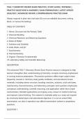TEAS 7 CHEMISTRY REVIEW EXAM PRACTICE &vert; STUDY GUIDE &vert; TESTBANK &vert;&NewLine;PRACTICE QUESTIONS & ANSWERS &vert; EXAM PREPARATION &vert; LATEST UPDATE&NewLine;2026&sol;2027 &vert; ADVANCED REVIEW &vert; COMPREHENSIVE PRACTICE EXAM