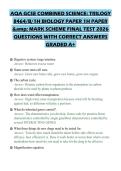 AQA GCSE COMBINED SCIENCE&lowbar; TRILOGY 8464&lowbar;B&lowbar;1H BIOLOGY PAPER 1H PAPER & MARK SCHEME FINAL TEST 2026 QU&period;pdf&NewLine;&NewLine;