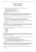 BIOD 152 Final Exam Anatomy Physiology 2 Portage Learning Actual Exam 2026&sol;2027 with Detailed Rationales &vert; Complete Exam-Style Questions &vert; Pass Guaranteed &ndash; A&plus; Graded&NewLine;&NewLine;