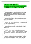 VIRGINIA HIC PRACTICE&NewLine;EXAMINATION 2026 QUESTIONS WITH&NewLine;ANSWERS GUARANTEED TO PASS&period;&NewLine;